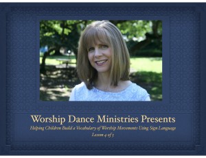 sign language for worship dance