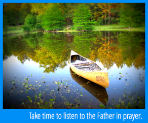 canoe with prayer