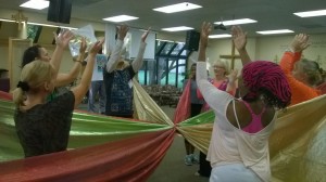 When a group raises hands in yadah thanks in unity, it reflects the Hebrew word Towdah.