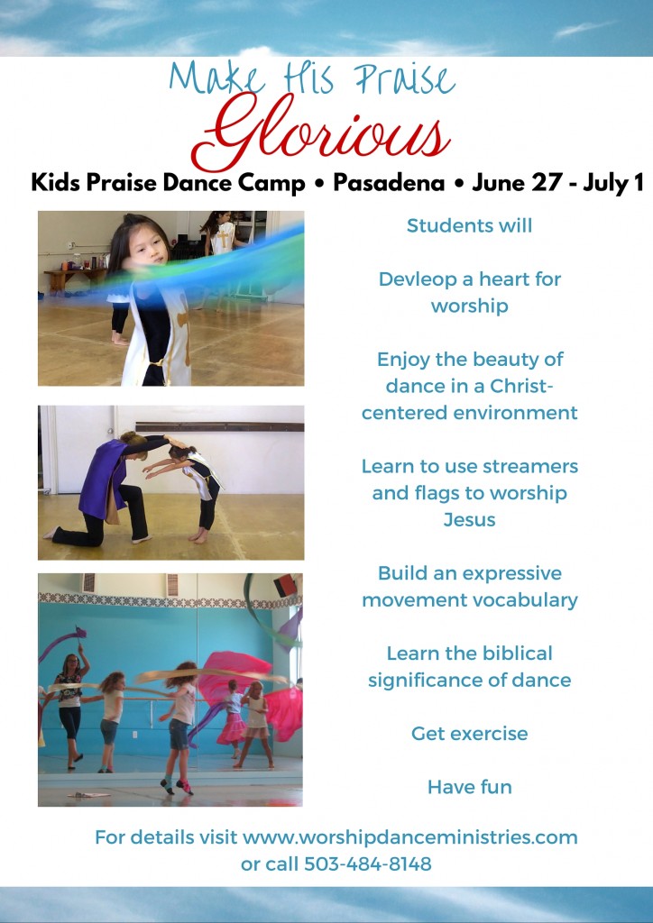 kids praise dance camp pasadena